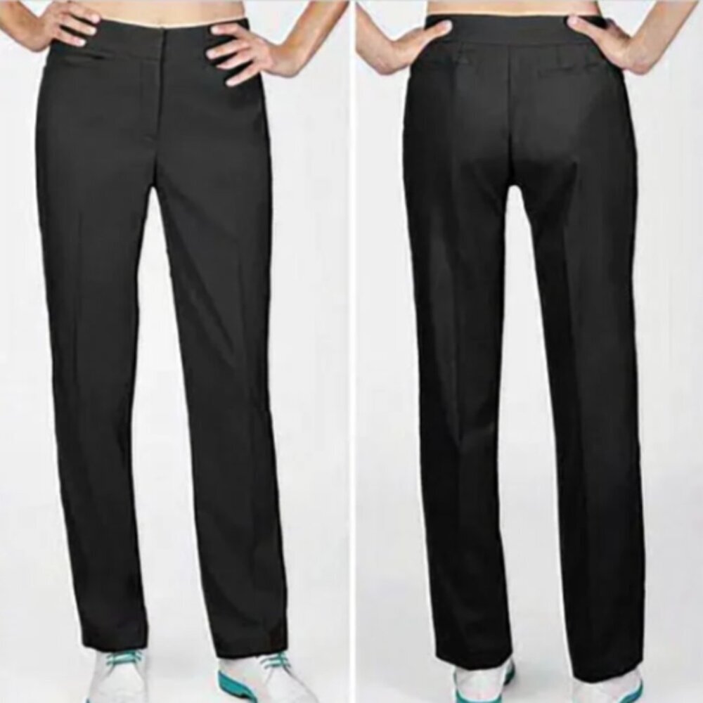 TAIL Style‎ GX4358 Activewear Classic Golf Pants Women's Sz 2 Black UPF50  #330M